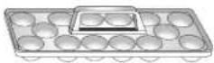 AMANA GS 2325 - Egg Tray With Handle (style may vary/select models) - 1