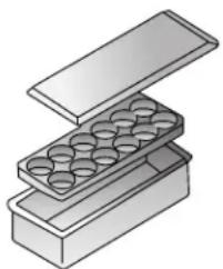 AMANA GS 2325 - Bac de rangement avec couvercle (certains modèles) - 1