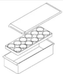 AMANA BRF 520 - Recipiente cubierto para almacenamento - 1