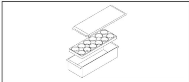 AMANA BRF 520 - Kannellinen sailytyslokero - 1