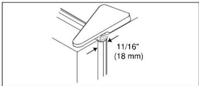 AMANA BRF 520 - A Tige de support - 1