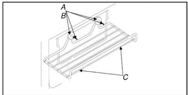 AMANA BRF 520 - Rejilla frigorifica - 1