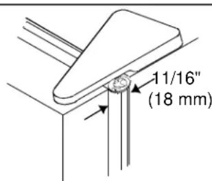 AMANA BRF 520 - A Support rod - 1