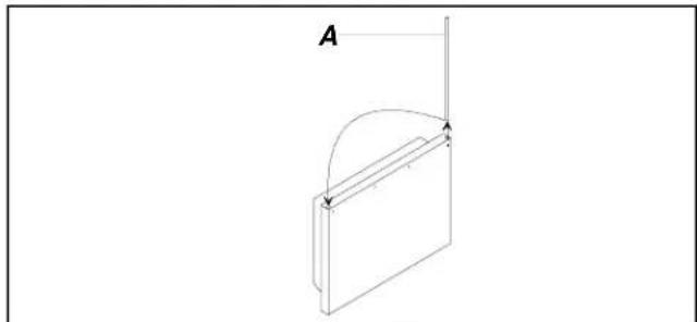 AMANA BRF 520 - Falls erforderlich, Türen abnehmen. - 3