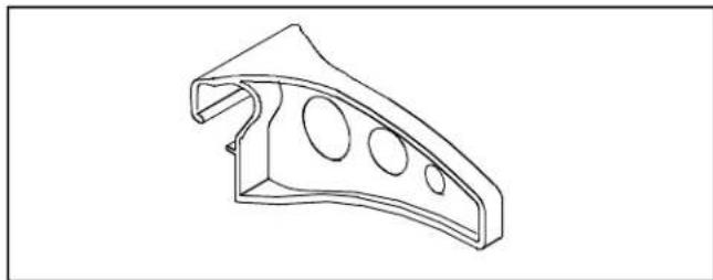 AMANA BRF 520 - Justerbare skillevegger - 1