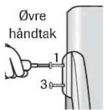 Øvre håndtak 1 3