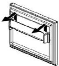 AMANA G32526PEKS - Pakastimen ovihylly (joissakin malleissa) - 1