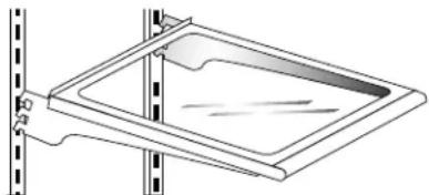 AMANA G32526PEKS - Rimozione di un ripiano: - 1