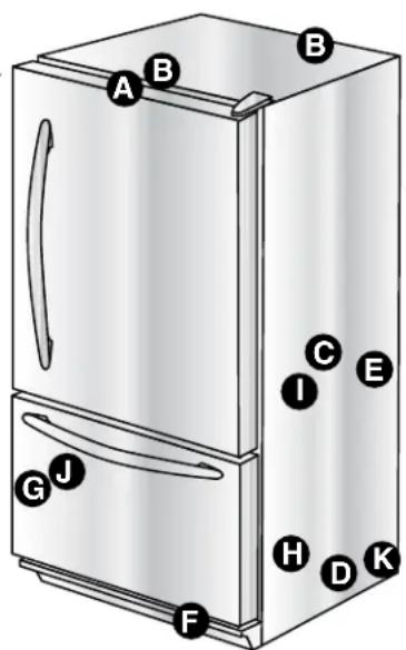 AMANA G32526PEKS - Forberedelse til en flytning - 1