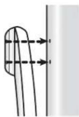 AMANA G32526PEKS - Sádan fjernes händtag: - 2