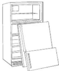 AMANA BX 518 VW VE - FRYSEBOKSE KASSERES: - 1