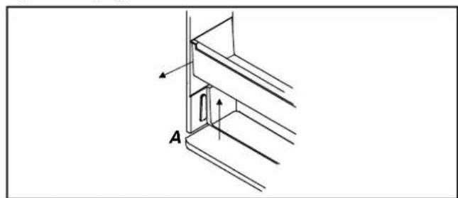 AMANA BX 518 VW VE - Ripiani incassati nella porta - 1