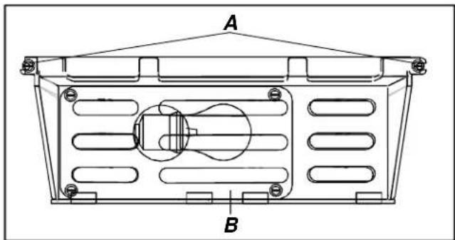 AMANA BX 518 VW VE - Lys til koleskabssektionen - 1