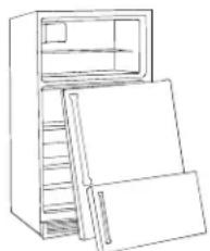 AMANA BX 518 VW VE - GJØR FØLGENDE FØR DU KASTER GAMLE KJØLESKAP ELLER FRYSERE: - 1