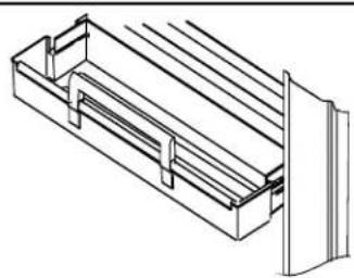 AMANA BX 518 VW VE - Barre de retenue pour récipients hauts (sur certains modèles) - 1