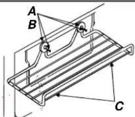 AMANA BX 518 VW VE - Rek voor ijslades (sommige modellen) - 1