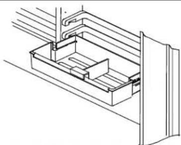 AMANA BX 518 VW VE - Plaque de séparation réglable (sur certains modèles) - 1