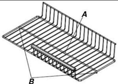 AMANA BX 518 VW VE - Uitschuifplank (sommige modellen) - 1
