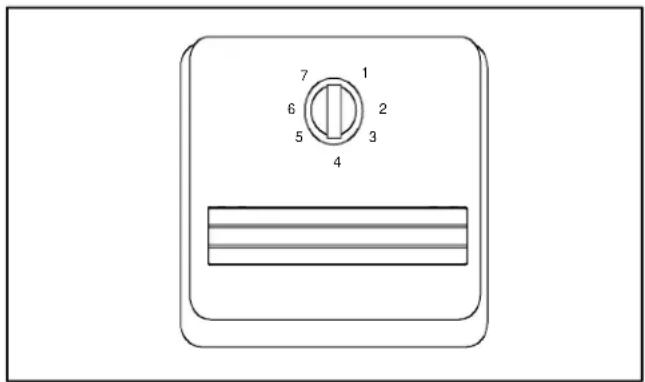 AMANA BX 518 VW VE - Fresh Food and Freezer Controls - 1