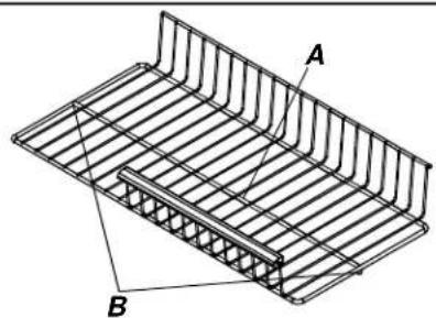 AMANA BX 518 VW VE - Ripiano estraibile (su alcuni modelli) - 1