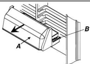 AMANA BX 518 VW VE - Compartment pour produits laitiers (sur certains modèles) - 1