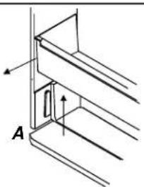 AMANA BX 518 VW VE - Barre de retenue pour récipients hauts (sur certains modèles) - 2