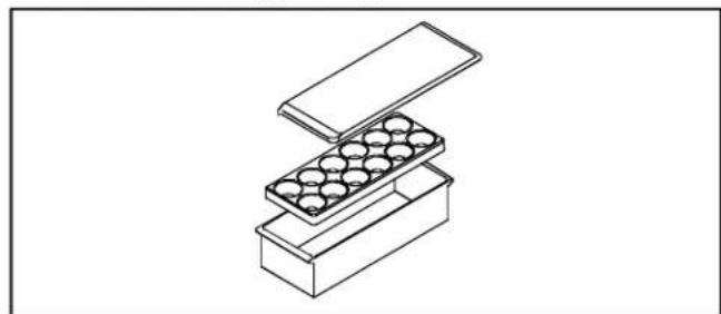 AMANA BX 518 VW VE - Tildekket oppbevaringsbeholer (noen modeller) - 1