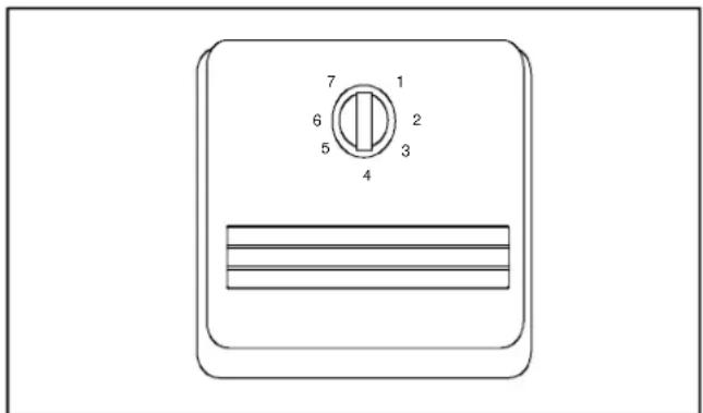 AMANA BX 518 VW VE - Controles del frigorífico y del congelador - 1
