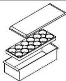 AMANA BX 518 VW VE - Caixa despensa com tampa (em algunos modelos) - 1