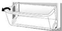 AMANA AS 2628 HEKB - To Remove Bucket: - 1