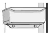 AMANA AS 2628 HEKB - Fast dørboks (på nogle modeller) - 1
