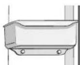 AMANA AC 2224 PEKW - Anaquel fijo de la puerta (modelos selectos) - 1
