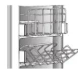 AMANA AC 2224 PEKW - Paniers inclinables de porte de congélateur (certains modèles) - 1