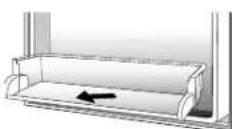 AMANA AC 2224 PEKW - Sādan flyttes skufferammen til et andet sted: - 1