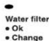AMANA AC 2224 PEKW - Water Filter Status Indicator Light (select models) - 1