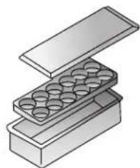 AMANA AC 2224 PEKW - Bac de rangement avec couvercle (certains modèles) - 1