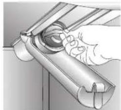 AMANA AC 2224 PEKW - Udskiftning af vandfilter - 1