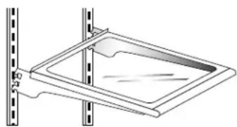 AMANA AC 2224 PEKW - For a fjerne en hylle: - 1
