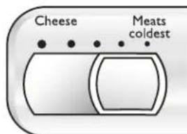 AMANA AC 2224 PEKW - Lade met temperatuurinstelling (sommige modellen) - 1