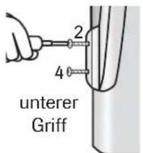 unterer Griff