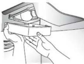 AMANA AB 2225 PEKS - Compartiment réfrigérateur (le style du cabochon peut varier) - 1