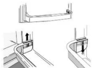 AMANA AB 2225 PEKS - Prateleira da Porta com Largura Total - 1