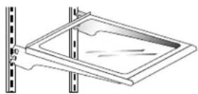 AMANA AB 2225 PEKS - Desmontaje de una bandeja: - 1