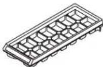 AMANA AB 2225 PEKS - Tabuleiro para Cubos de Gelo - 1