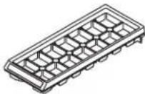 AMANA AB 2225 PEKS - Eiswürfelschale - 1