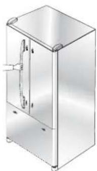 AMANA AB 2225 PEKS - Instalación de las extensiones de las manijas (modelos selectos): - 2