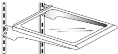 AMANA AB 2225 PEKS - Rimozione di un ripiano: - 1