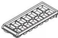 AMANA AB 2225 PEKS - Jääpalakaukalo - 1