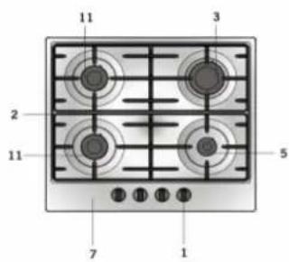 Everglades EVBI 851 - - BESCHRIJVING VAN HET FORNUIS EN HET BEDIENINGSPANEEL - 3