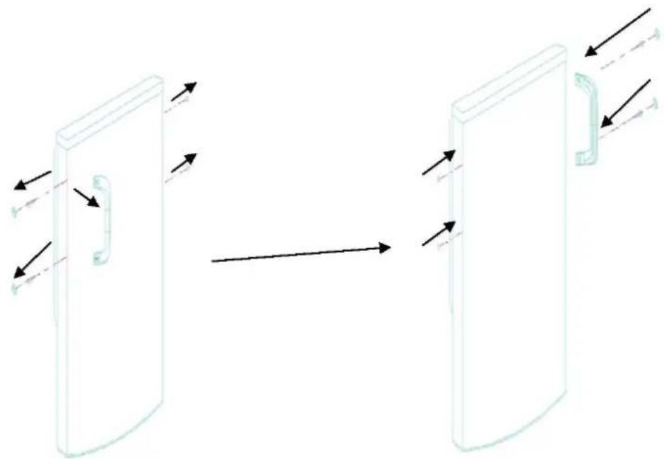 Everglades EVFR 520 - Draairichting van de deur verwisselen - 10